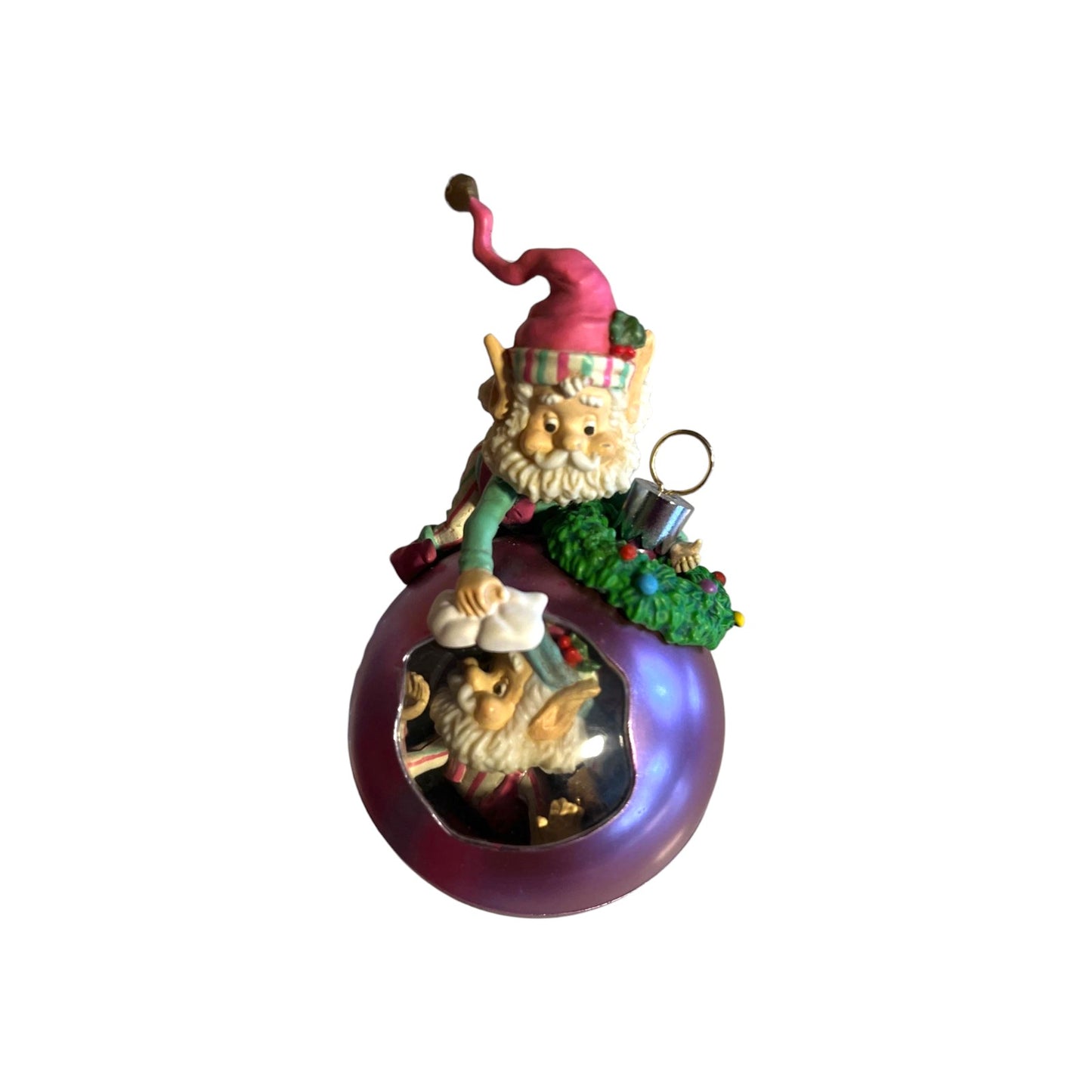 1992 Sparky & Buffer - Wee Tree Trimmers Enesco Ornament (Elf) 561851