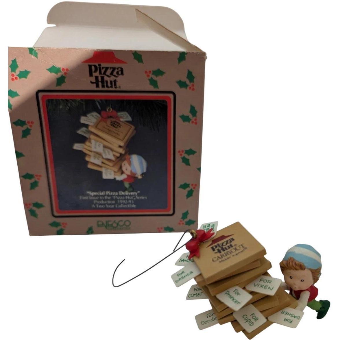 1992 "Special Pizza Delivery" - First Issue in the "Pizza Hut" Series (Enesco)