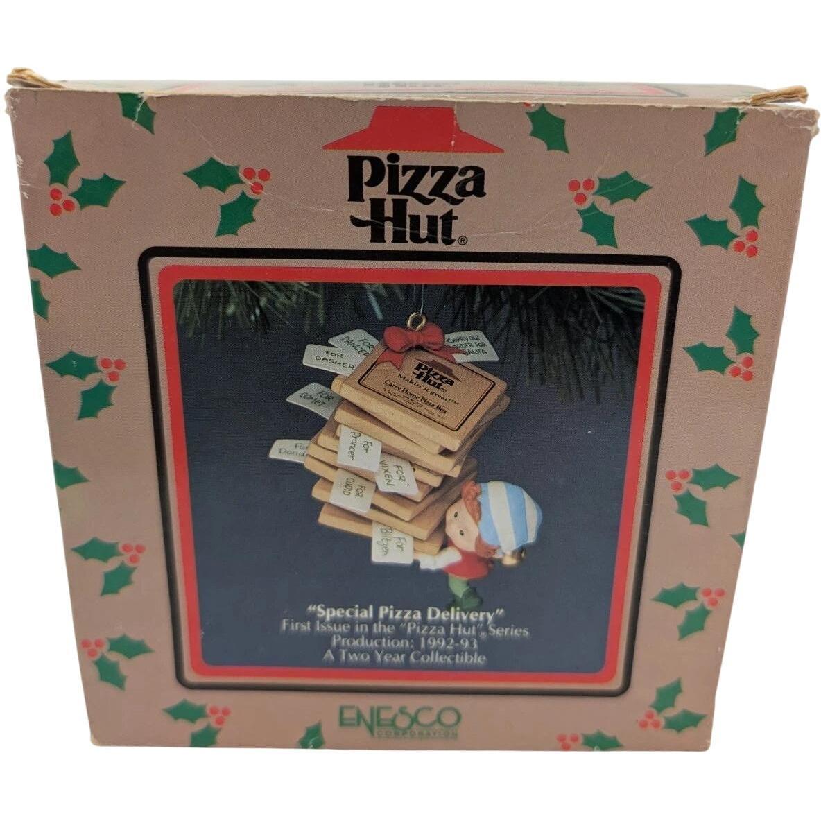 1992 "Special Pizza Delivery" - First Issue in the "Pizza Hut" Series (Enesco)