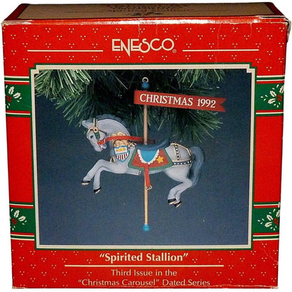 1992 Spirited Stallion - Christmas Carousel (Carousel Ride)