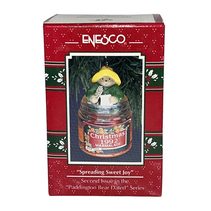1992 Spreading Sweet Joy - Paddington Bear Enesco Ornament (Teddy Bear) 580465