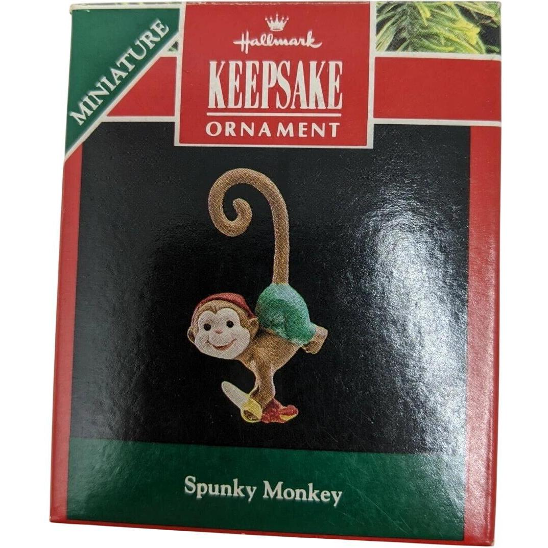 1992 Spunky Monkey Hallmark Ornament (Spunky Monkey) QXM5921