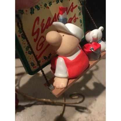 1992 The Finishing Touches Enesco Ornament (A Ziggy Christmas) 585610