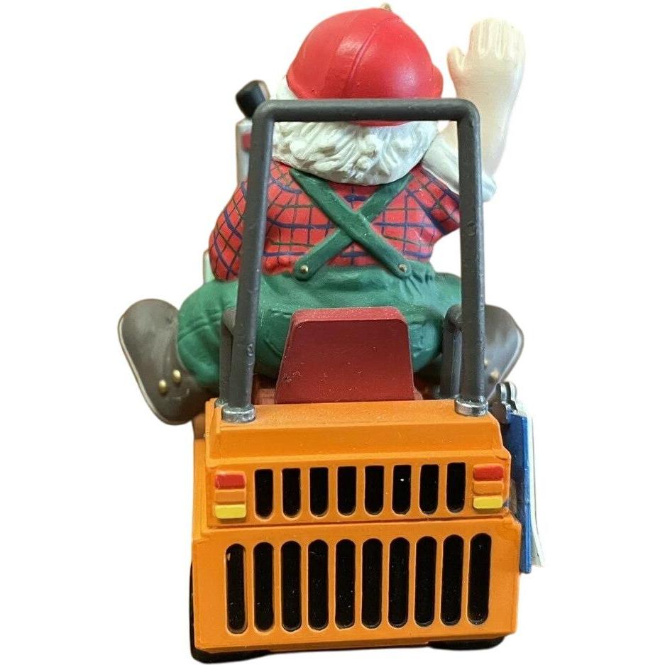 1992 The Holidays Give Me A Lift - First Issue in the "Holiday Overtime" Series Enesco Ornament (Santa Claus) 588865