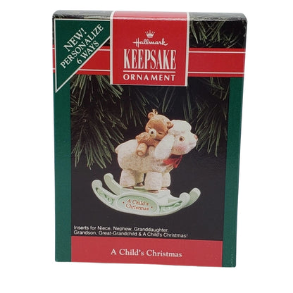 1992 A Child's Christmas Hallmark Ornament (Rocking Horse) QX4574