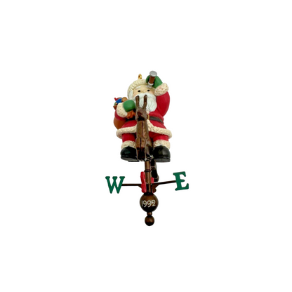 1992 "A Watchful Eye" Enesco Ornament (Santa Claus) 595713 Image1