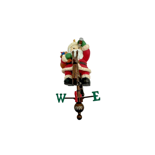 1992 "A Watchful Eye" Enesco Ornament (Santa Claus) 595713 Image1