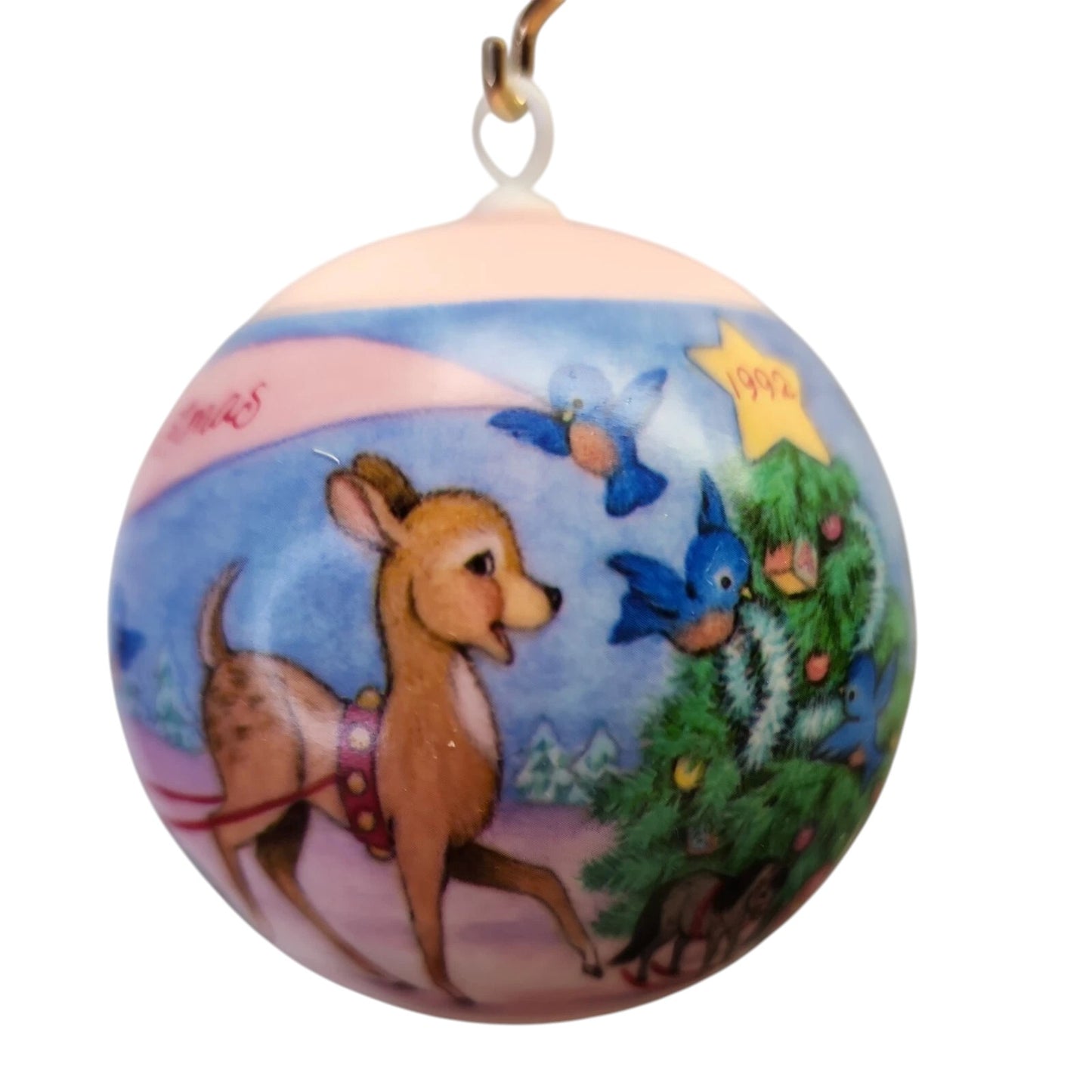 1992 Baby's First Christmas- Baby Girl Hallmark Ornament (Baby's First Christmas) QX2204