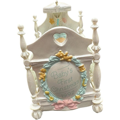 1992 Baby's First Christmas Hallmark Ornament (Baby's First Christmas) QLX7281