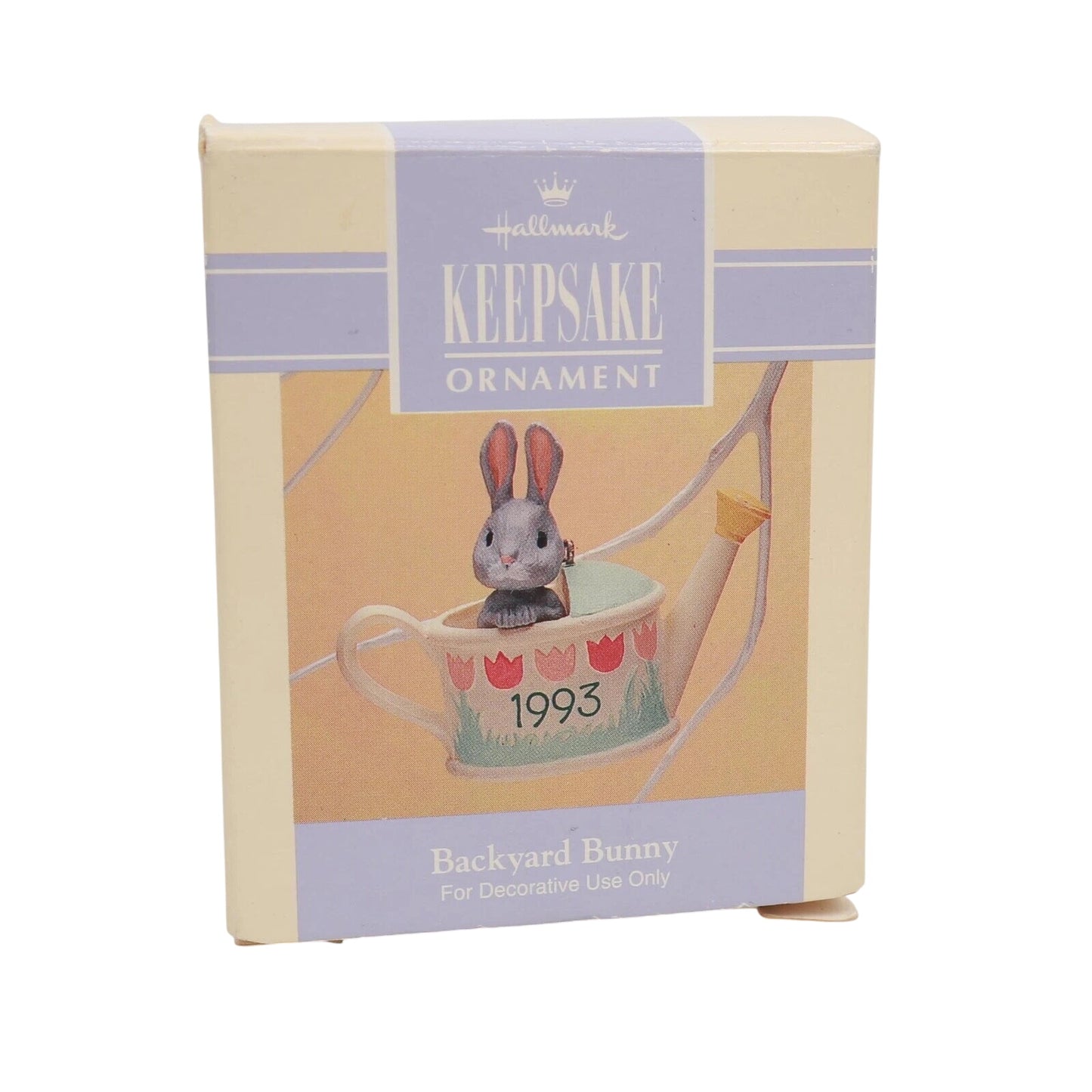 1992 Backyard Bunny Hallmark Ornament (Easter) QEO8405