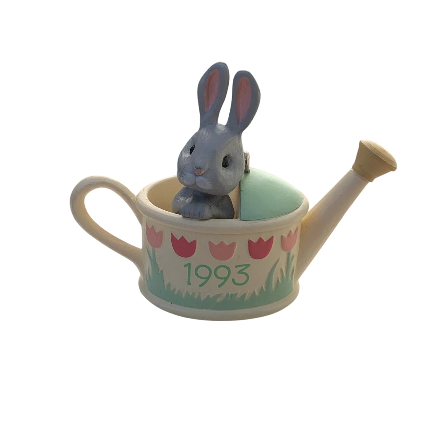 1992 Backyard Bunny Hallmark Ornament (Easter) QEO8405