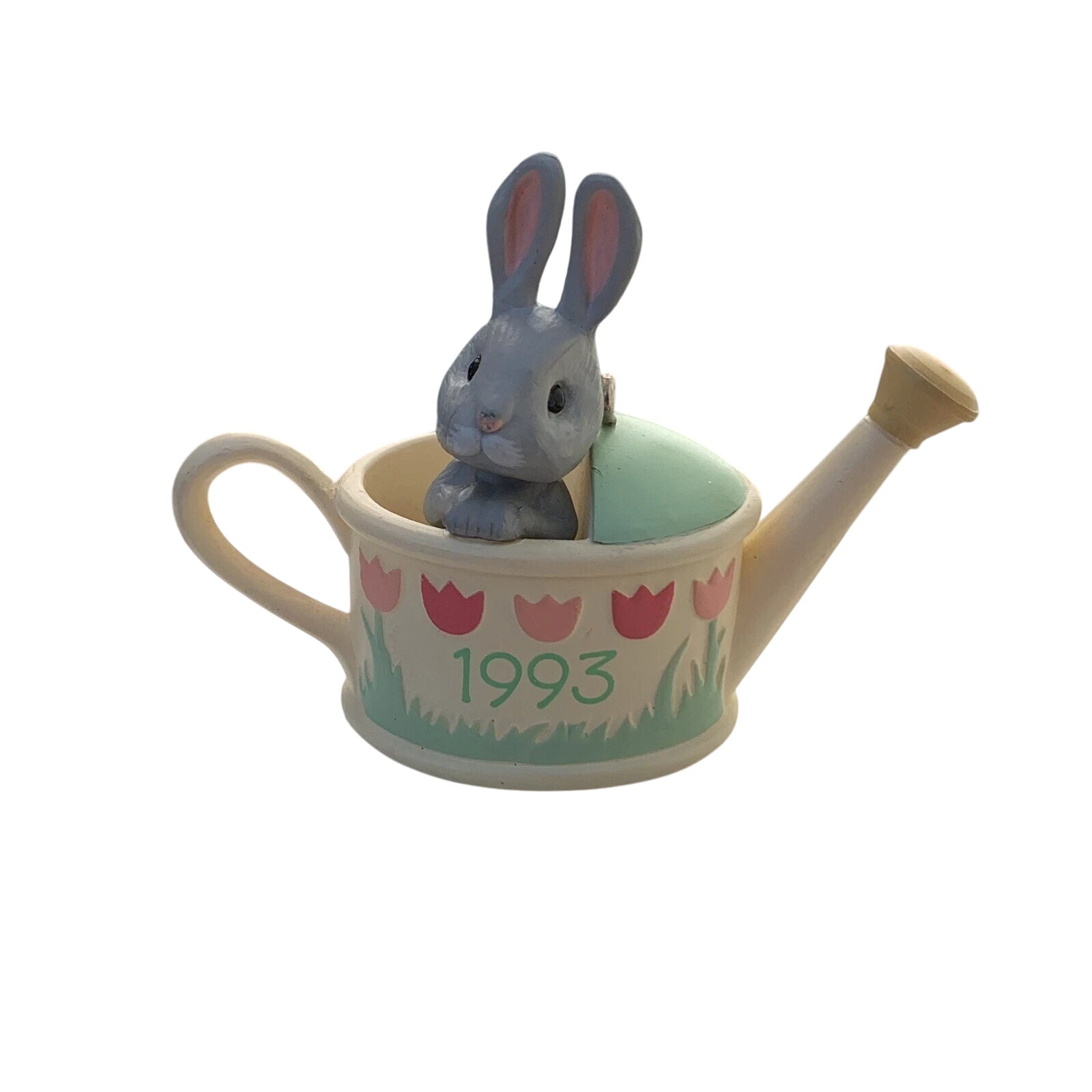 1992 Backyard Bunny Hallmark Ornament (Easter) QEO8405