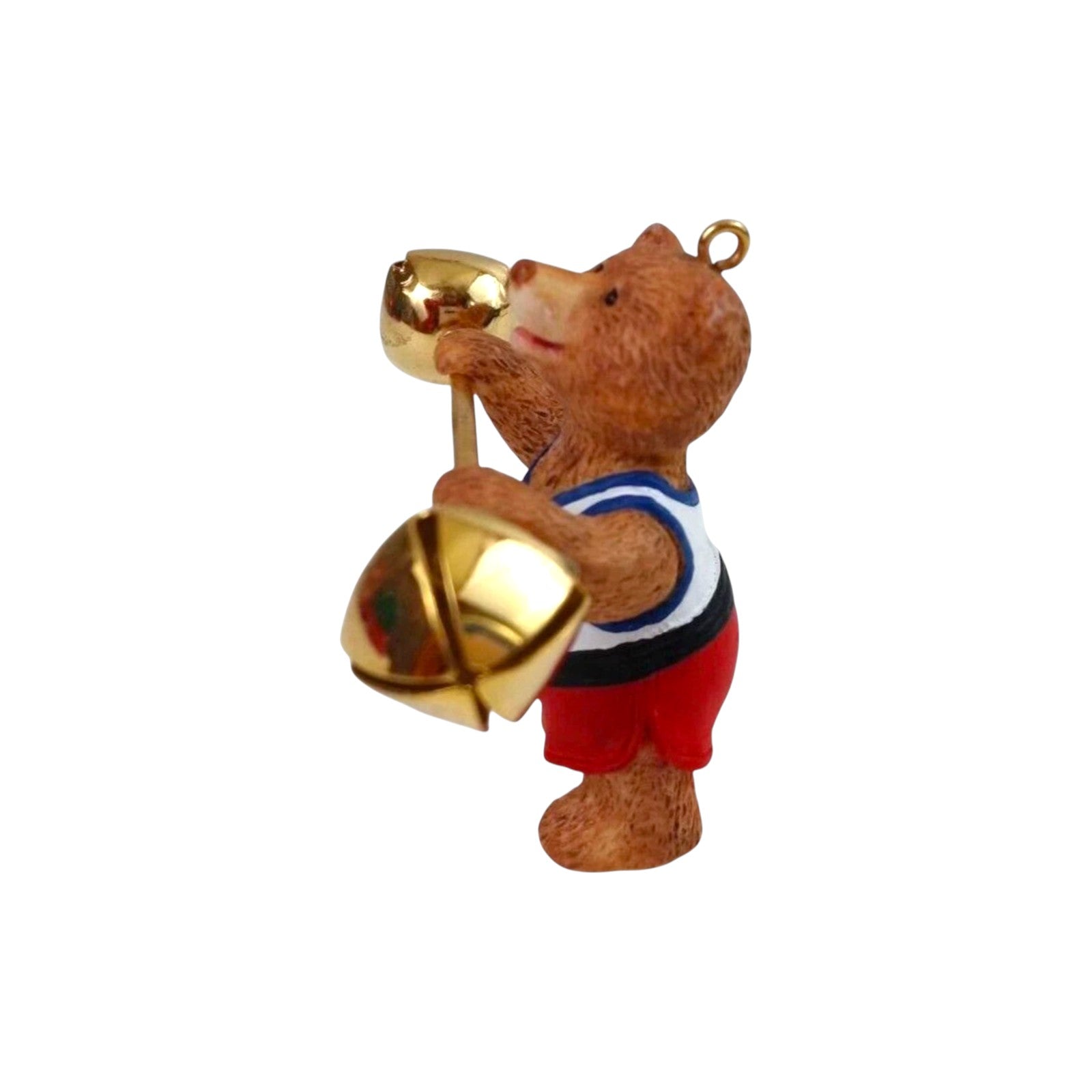 1992 Bear Bell Champ Hallmark Ornament (Teddy Bear) QX5071 Image5