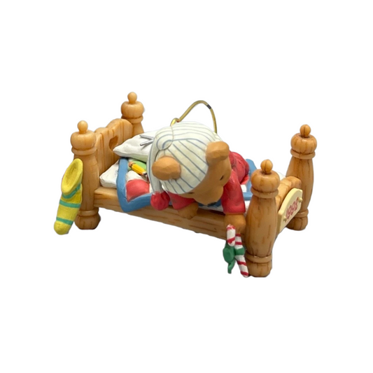 1992 Bearly Sleepy - Bunk Bed Buddies Enesco Ornament (Teddy Bear) 578029 Image1