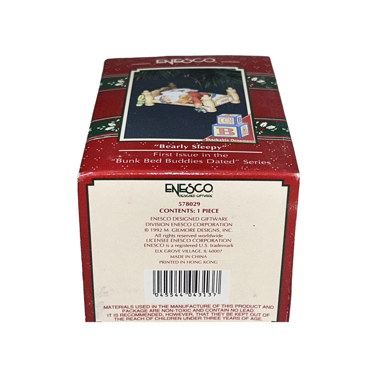 1992 Bearly Sleepy - Bunk Bed Buddies Enesco Ornament (Teddy Bear) 578029 Image10