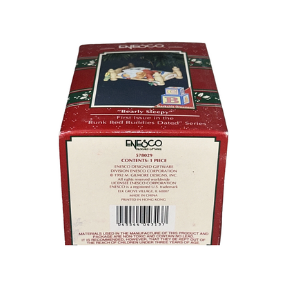 1992 Bearly Sleepy - Bunk Bed Buddies Enesco Ornament (Teddy Bear) 578029 Image10