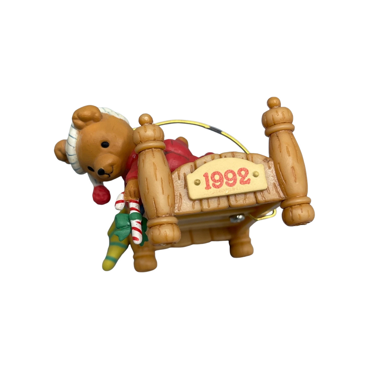 1992 Bearly Sleepy - Bunk Bed Buddies Enesco Ornament (Teddy Bear) 578029 Image4