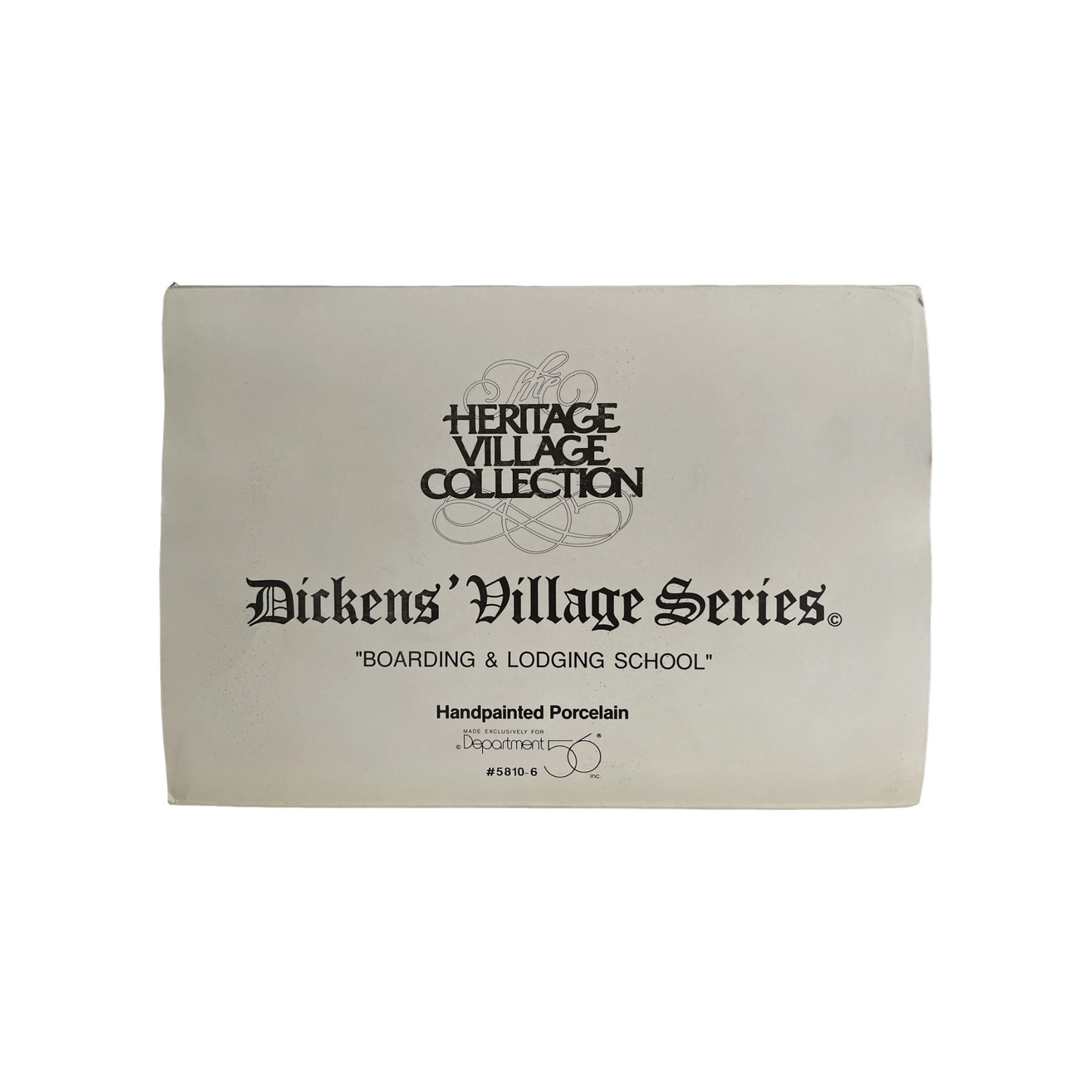 1992 Boarding & Lodging School – Dickens’ Village Department 56 #56.58106 / #56.58092 1428251 Image2