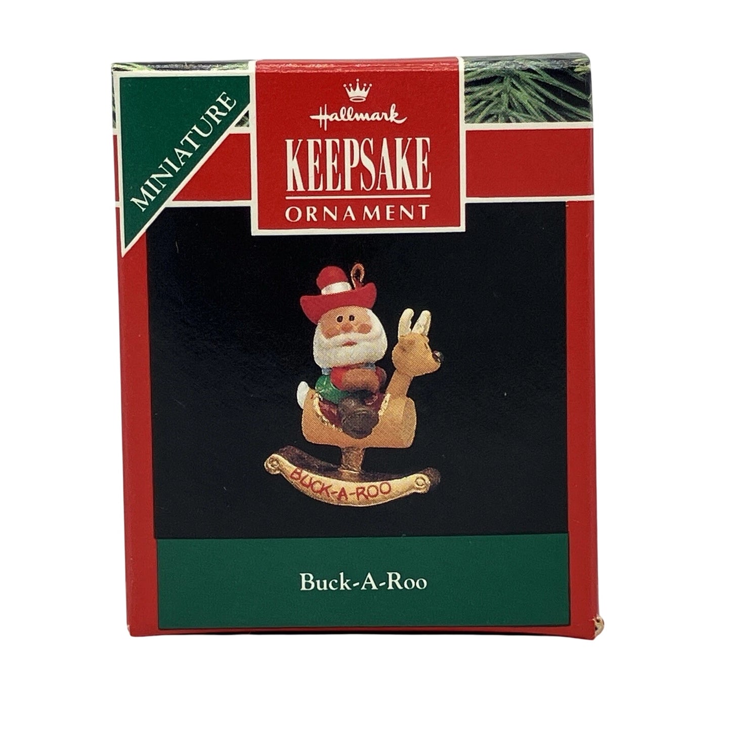 1992 Buck-A-Roo Hallmark Ornament (Santa Claus) qxm5814