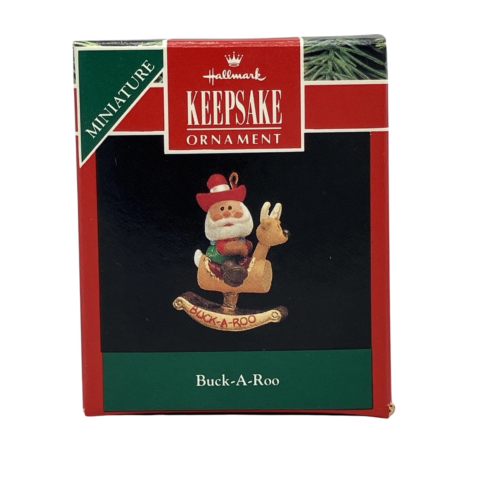 1992 Buck-A-Roo Hallmark Ornament (Santa Claus) qxm5814