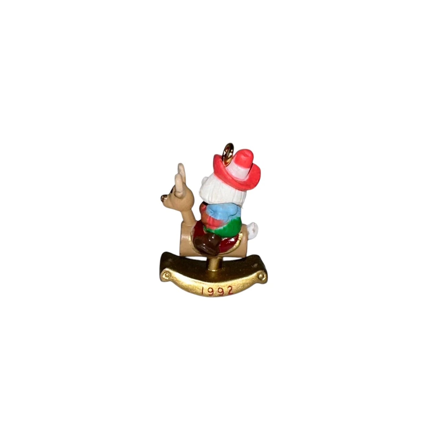 1992 Buck-A-Roo Hallmark Ornament (Santa Claus) qxm5814