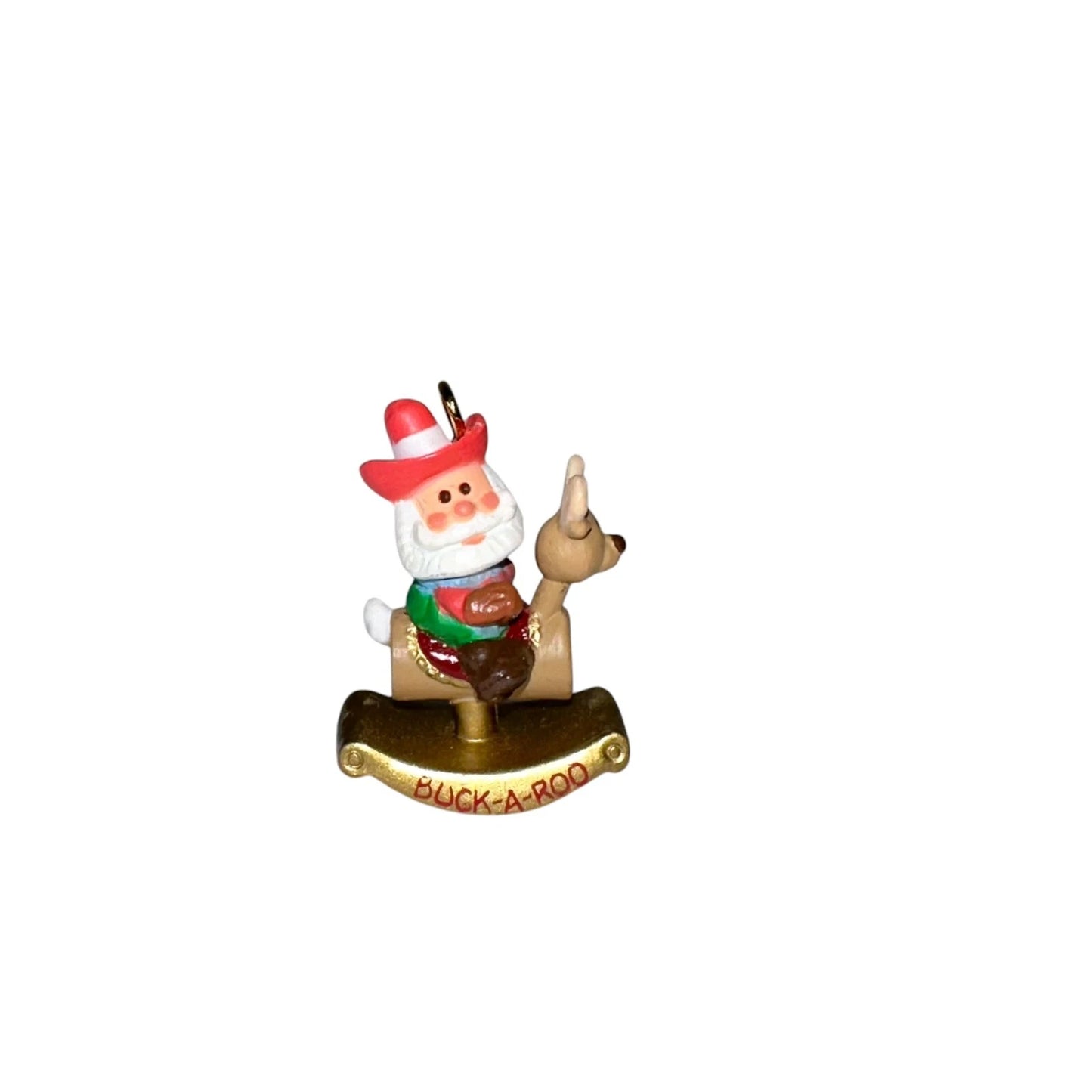 1992 Buck-A-Roo Hallmark Ornament (Santa Claus) qxm5814