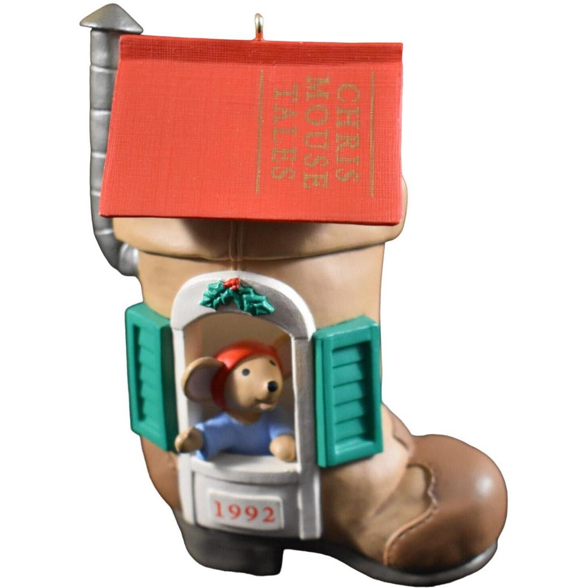 1992 Chris Mouse Tales Hallmark Ornament (Chris Mouse) QLX7074