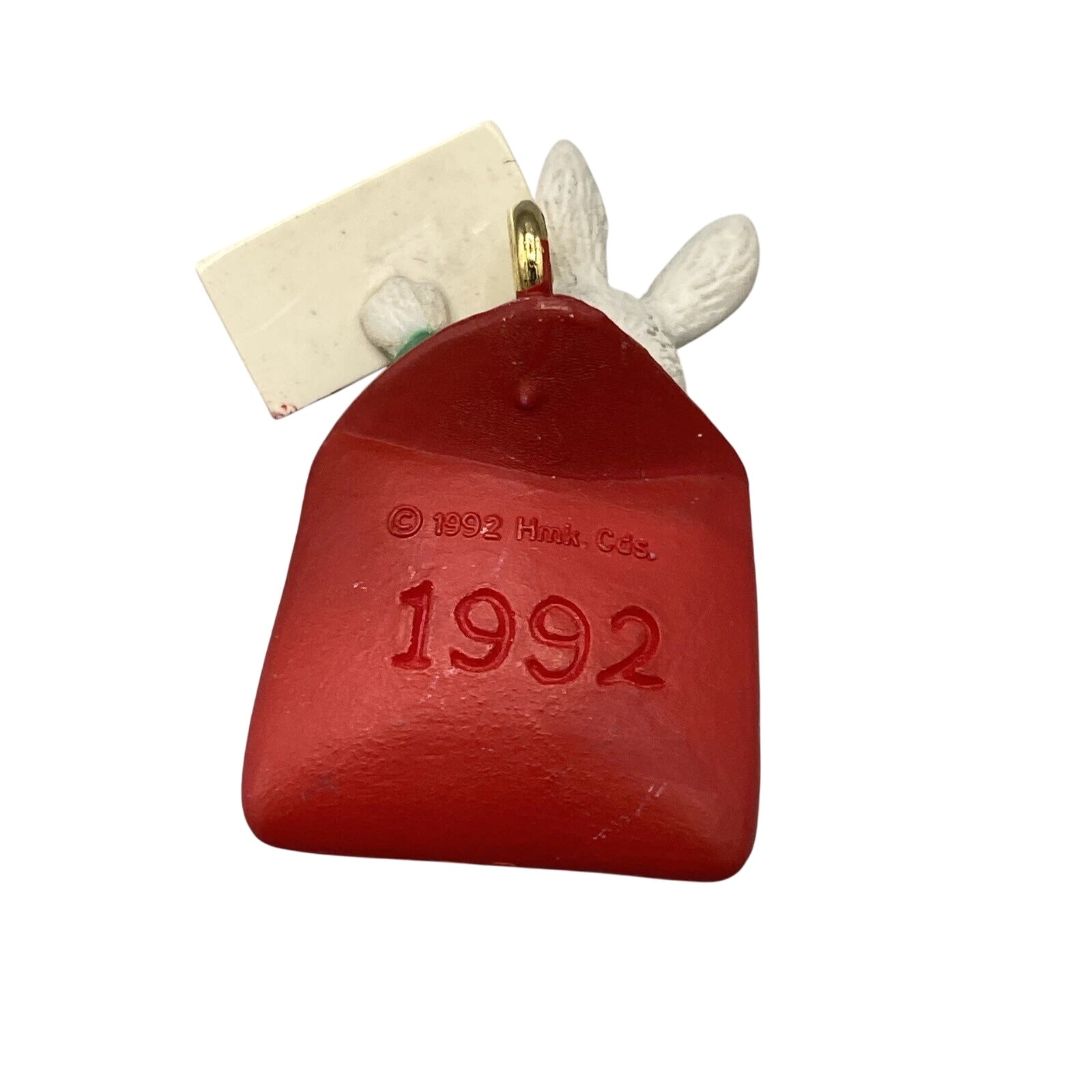 1992 Christmas Bonus Hallmark Ornament (Mouse) QXM5811