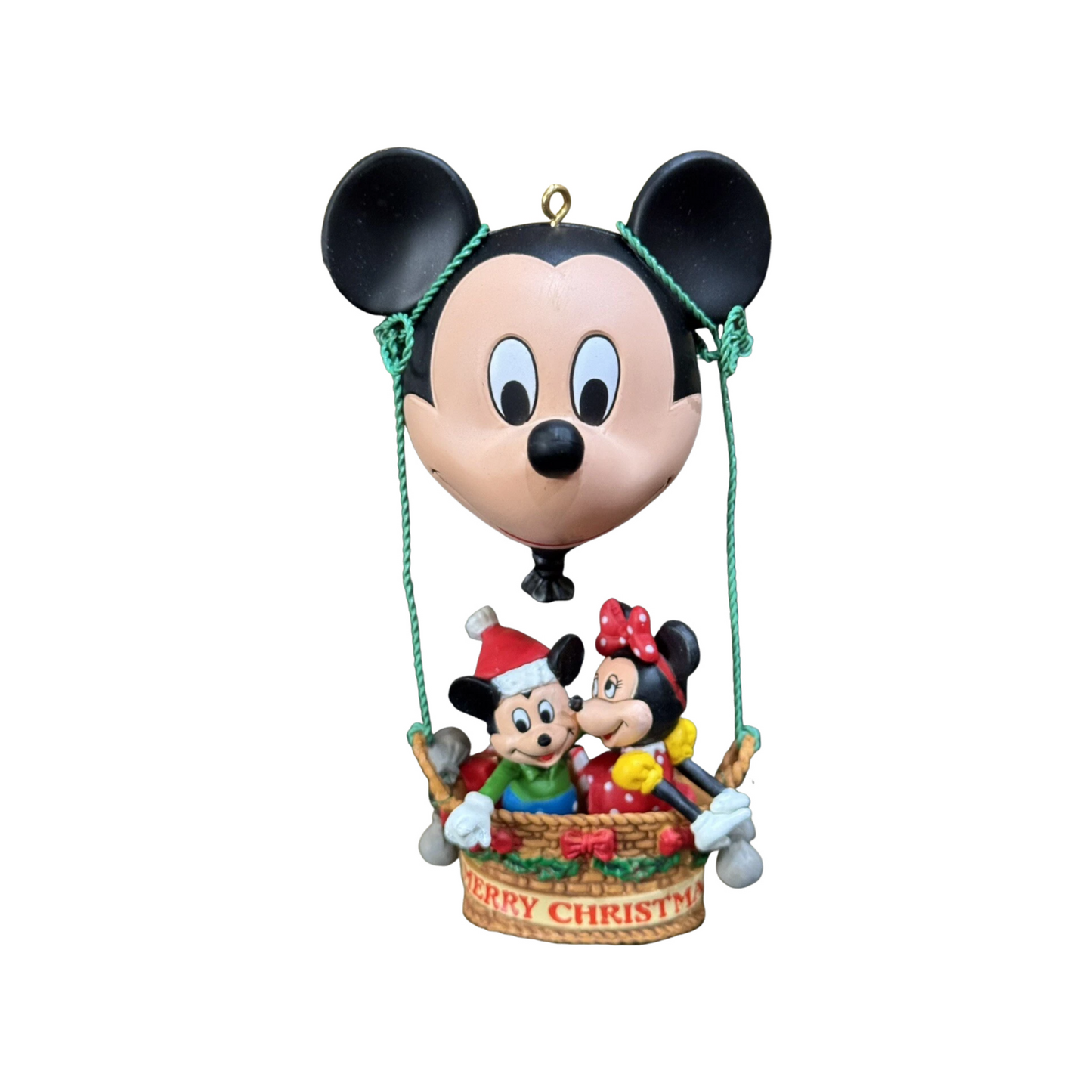 1992 Christmas is in the Air Enesco Ornament (Mickey Mouse) 831174 Image3
