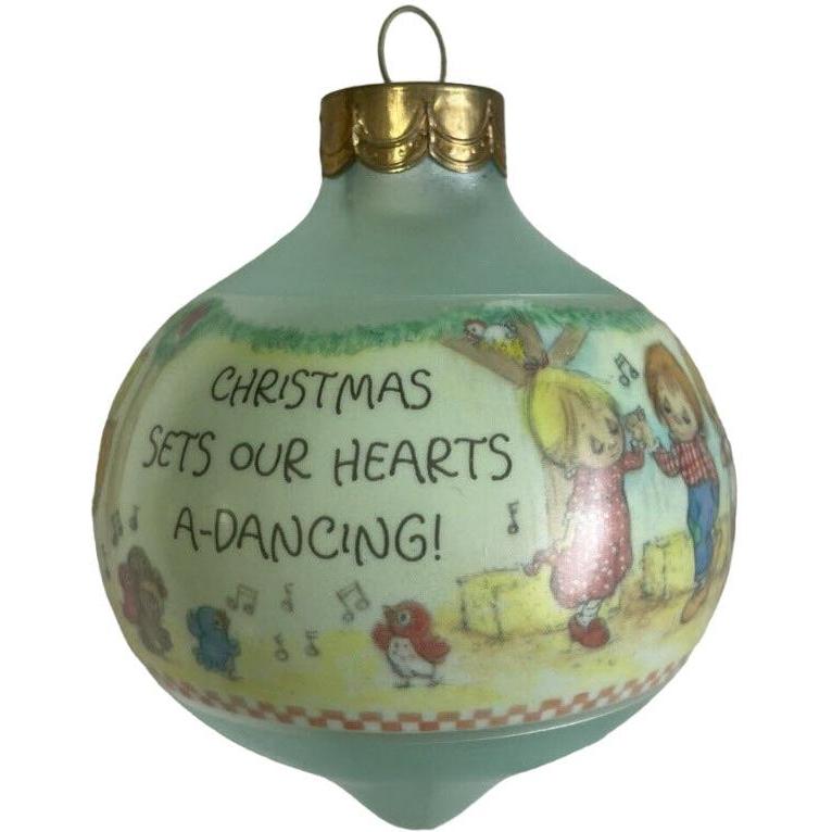 1992 Christmas Sets Our Hearts a Dancing Hallmark Ornament (Betsey Clark) QX2104