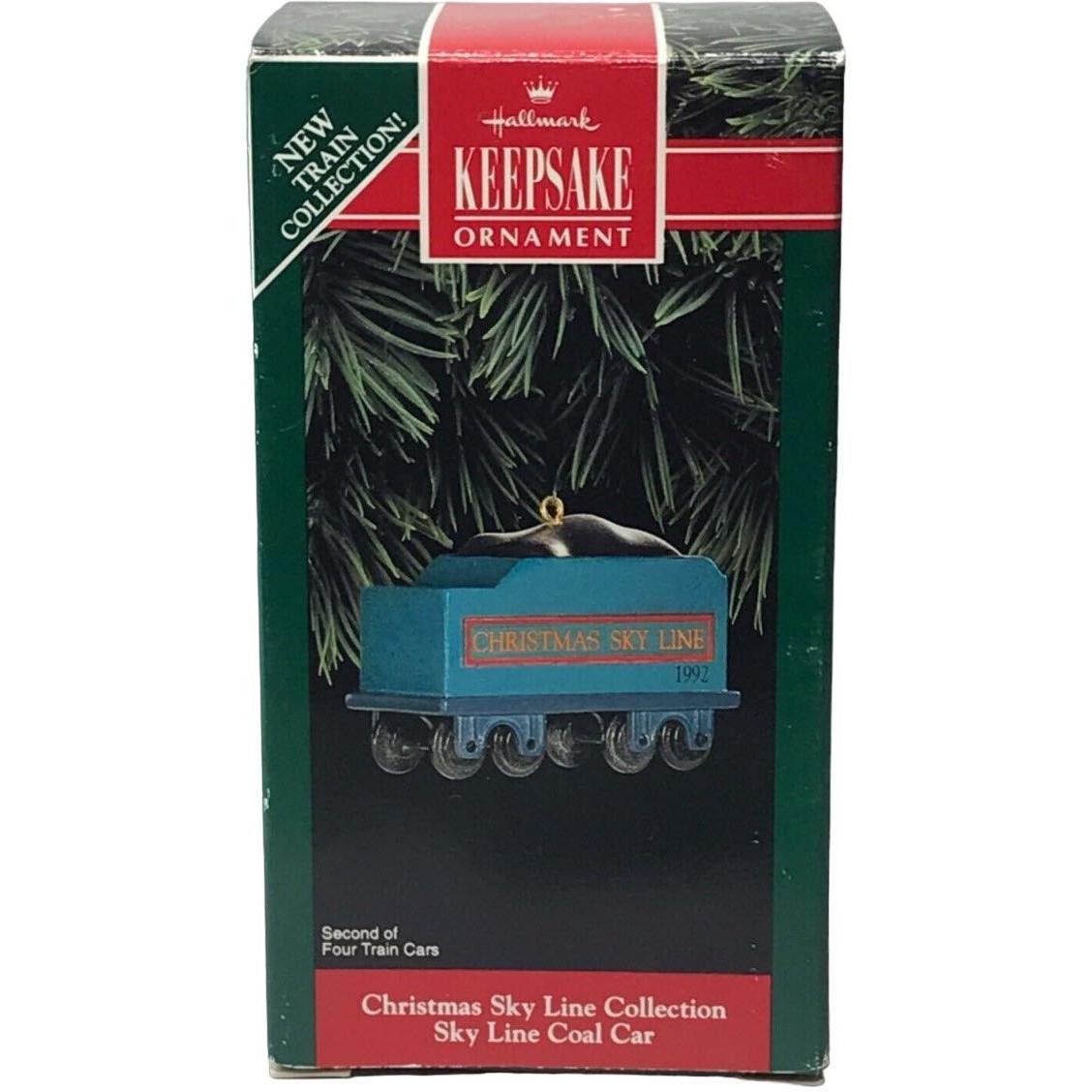 1992 Christmas Sky Line Coal Car Hallmark Ornament (Christmas Sky Line) QX5401