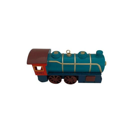 1992 Christmas Sky Line Locomotive Hallmark Ornament (Christmas Sky Line) QX5311 Image1