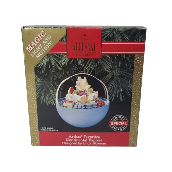 1992 Continental Express Hallmark Ornament (Magic Globe) QLX7264