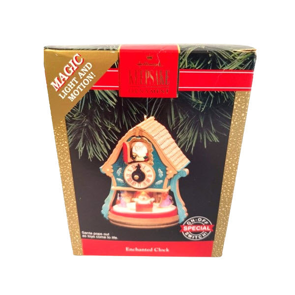 1992 Enchanted Clock Hallmark Ornament (Clock) QLX7274