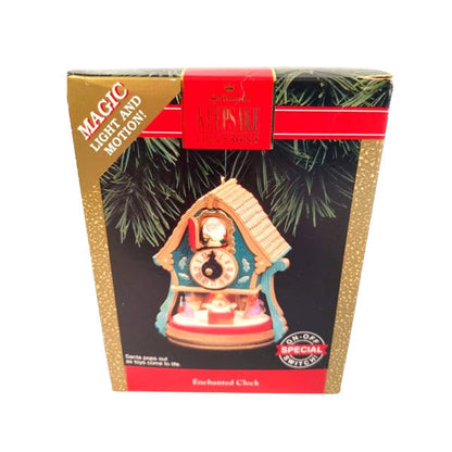 1992 Enchanted Clock Hallmark Ornament (Clock) QLX7274