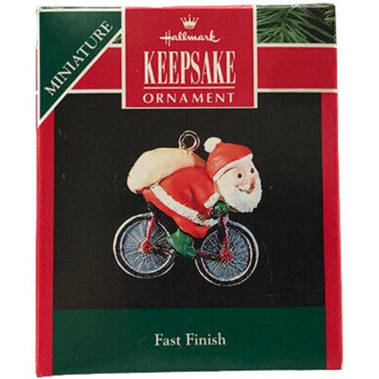 1992 Fast Finish Hallmark Ornament (Santa Claus) QXM5301