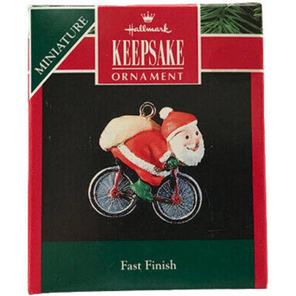 1992 Fast Finish Hallmark Ornament (Santa Claus) QXM5301