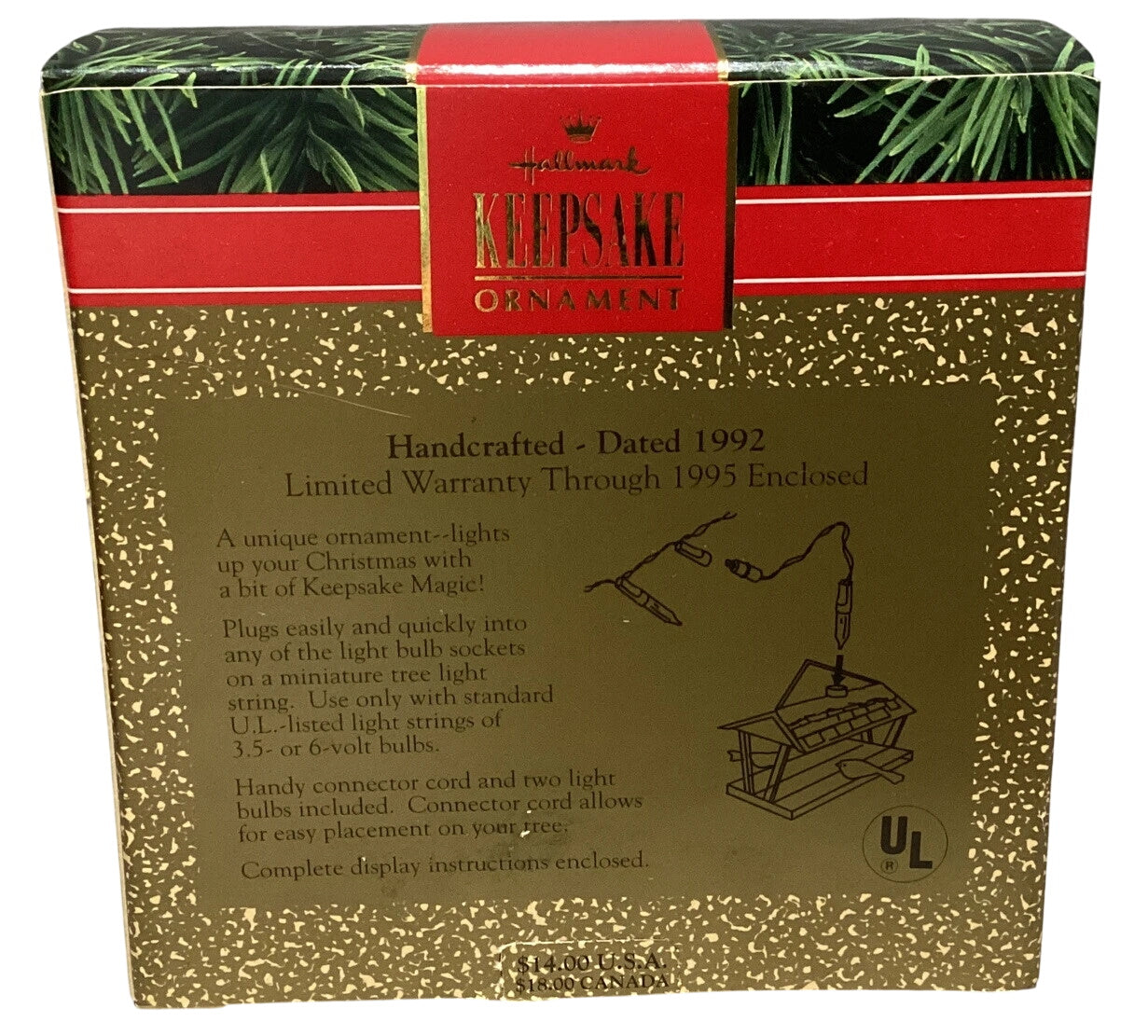 1992 Feathered Friends Hallmark Ornament (Bird) QLX7091