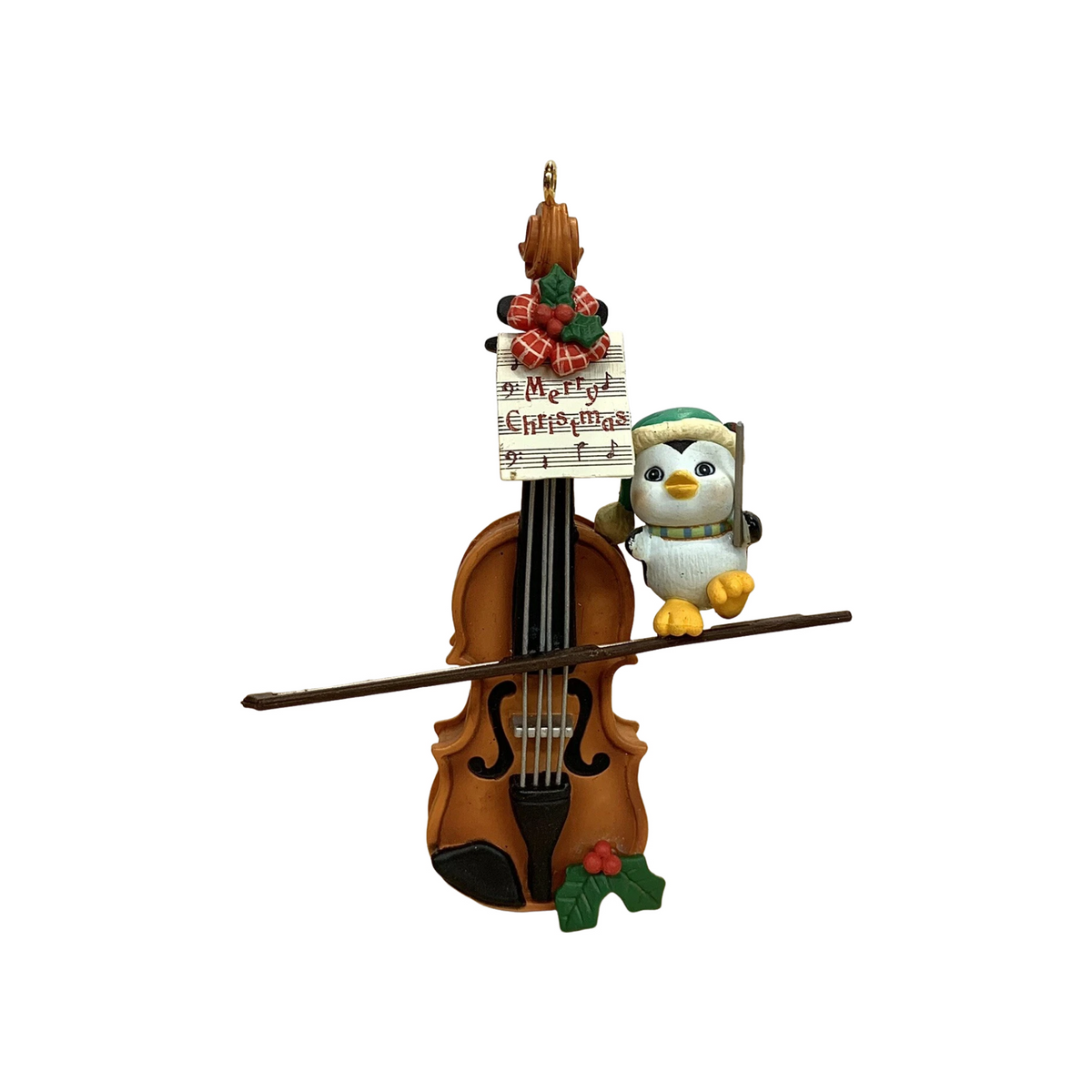 1992 Festive Fiddlers - First Issue in the " Music Lovers" Series Enesco Ornament (Penguins) 586501 Image3
