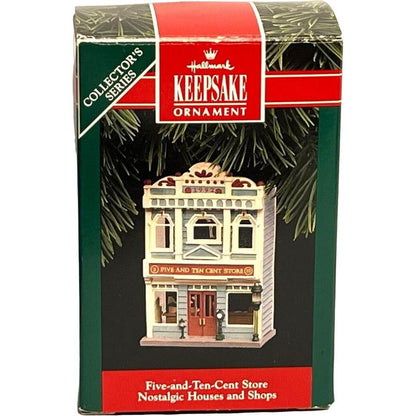 1992 Five‑and‑Ten‑Cent Store Hallmark Ornament (Nostalgic Houses and Shops) QX4254