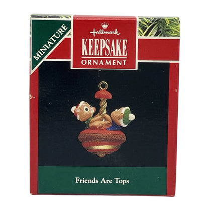 1992 Friends Are Tops Hallmark Ornament (Chipmunk & Squirrel) QXM5521