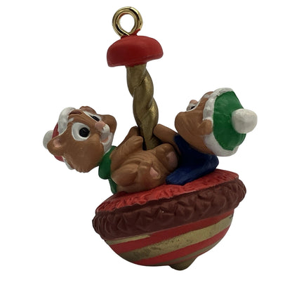 1992 Friends Are Tops Hallmark Ornament (Chipmunk & Squirrel) QXM5521