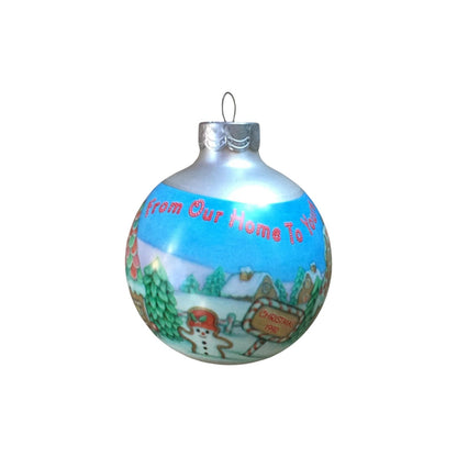 1992 From Our Home to Yours (Ball) Hallmark Ornament QX2131 Image1
