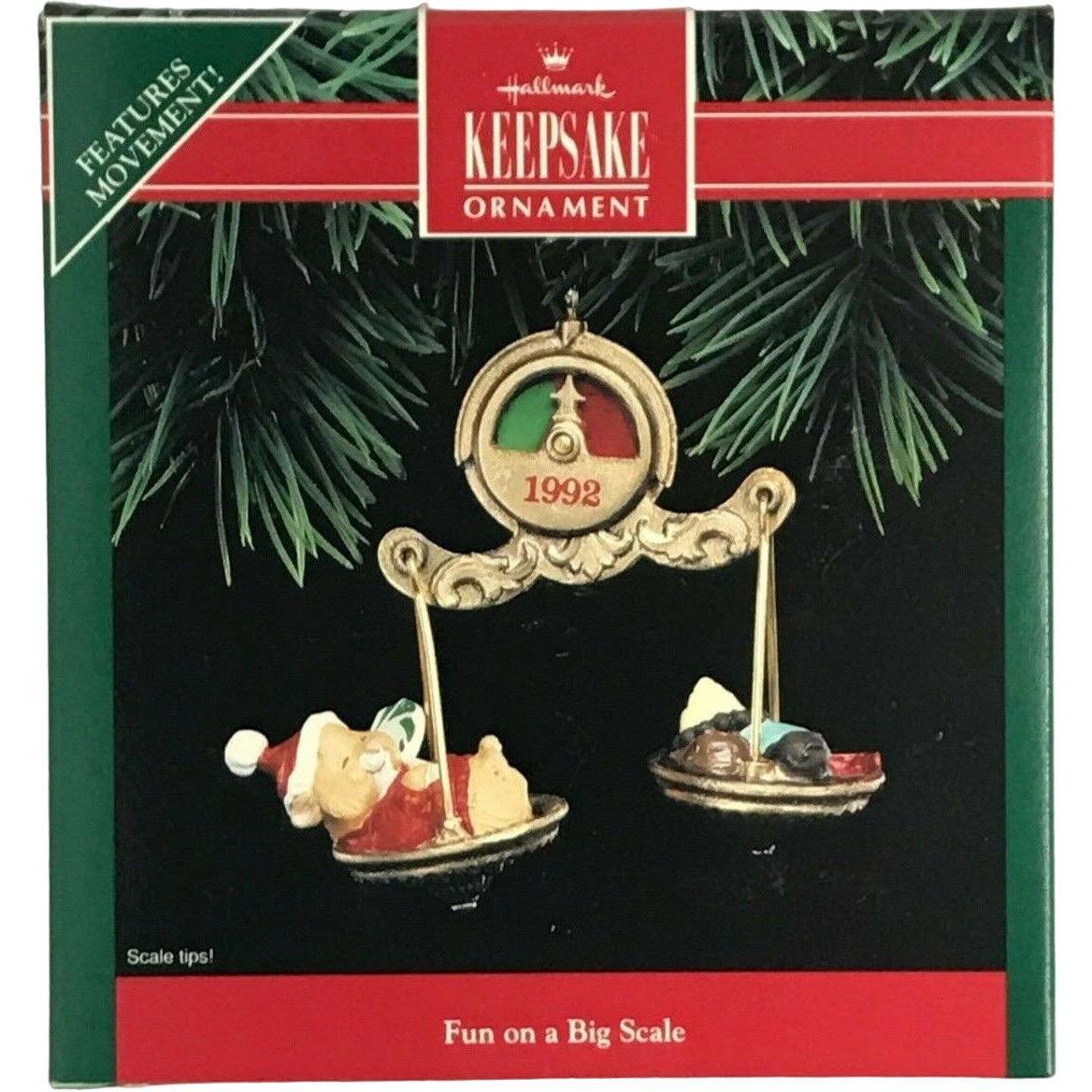 1992 Fun on a Big Scale Hallmark Ornament (Mouse) QX5134
