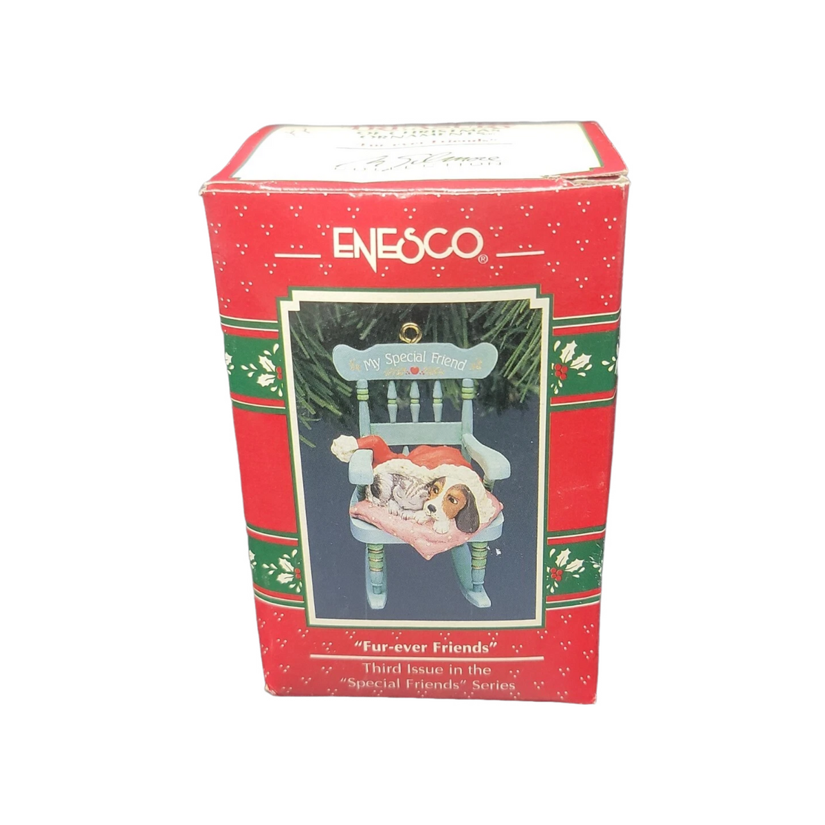 1992 Fur‑ever Friends - Special Friends Enesco Ornament (Kitten) 590797 Image2