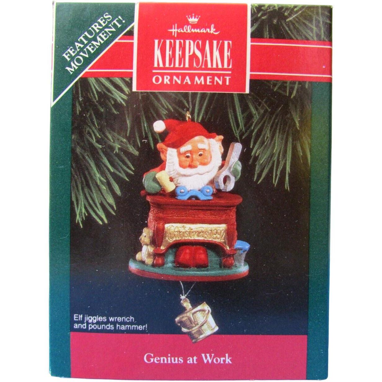 1992 Genius at Word Hallmark Ornament (Santa Claus) QX5371