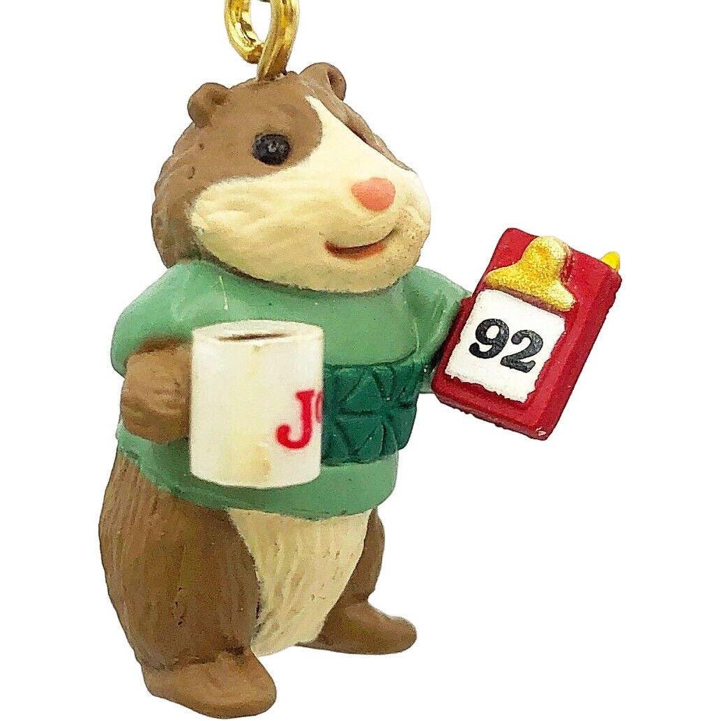 1992 Gerbil Inc Hallmark Ornament (Hamster) QXM5924