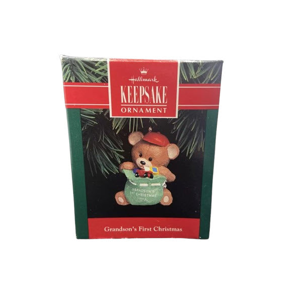 1992 GrandSon's First Christmas Hallmark Ornament (GrandSon) QX4621
