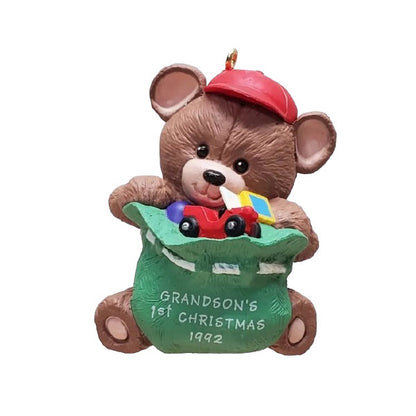 1992 GrandSon's First Christmas Hallmark Ornament (GrandSon) QX4621