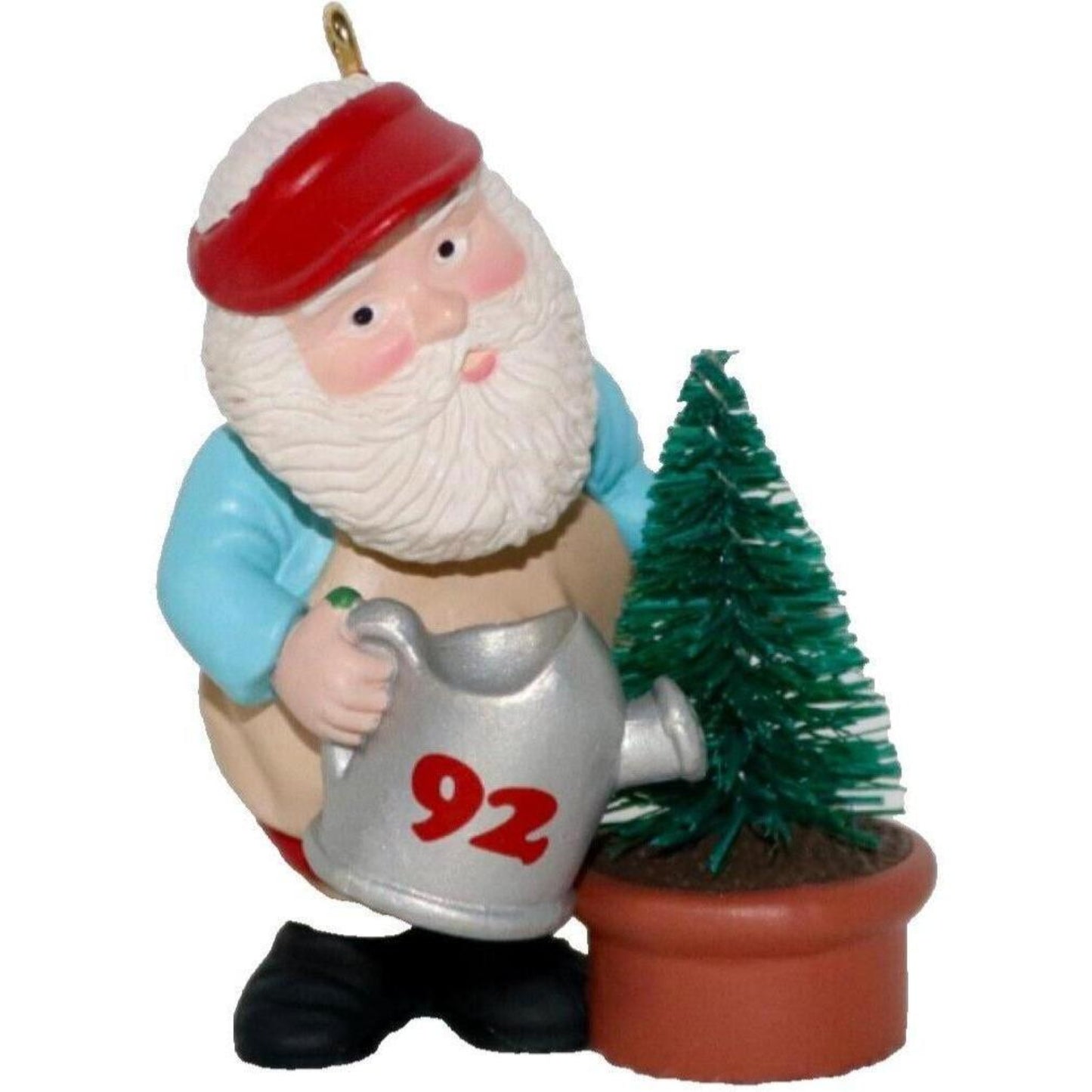 1992 Green Thumb Santa Hallmark Ornament (Santa Claus) QX5101